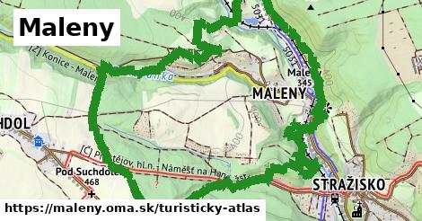 ikona Turistická mapa turisticky-atlas v maleny