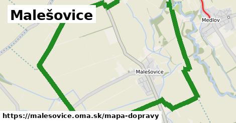 ikona Mapa dopravy mapa-dopravy v malesovice