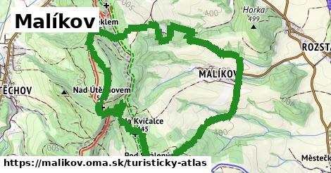 ikona Turistická mapa turisticky-atlas v malikov