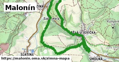 ikona Zimná mapa zimna-mapa v malonin