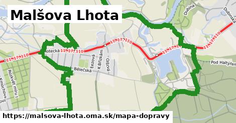 ikona Mapa dopravy mapa-dopravy v malsova-lhota