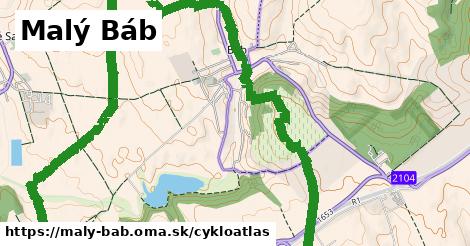 ikona Malý Báb: 6,0 km trás cykloatlas v maly-bab