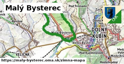 ikona Malý Bysterec: 0 m trás zimna-mapa v maly-bysterec