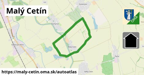 ikona Mapa autoatlas v maly-cetin