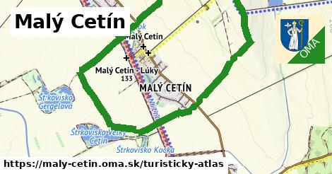 ikona Malý Cetín: 0 m trás turisticky-atlas v maly-cetin