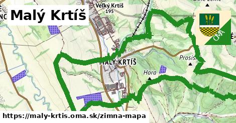 ikona Malý Krtíš: 0 m trás zimna-mapa v maly-krtis