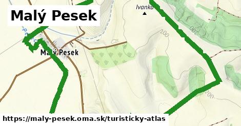 ikona Turistická mapa turisticky-atlas v maly-pesek