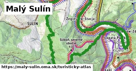 ikona Malý Sulín: 13,2 km trás turisticky-atlas v maly-sulin