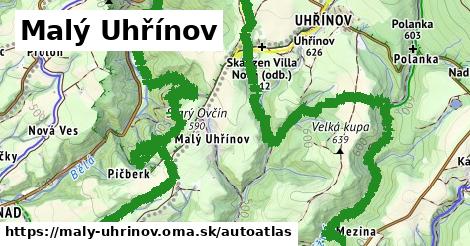 ikona Mapa autoatlas v maly-uhrinov