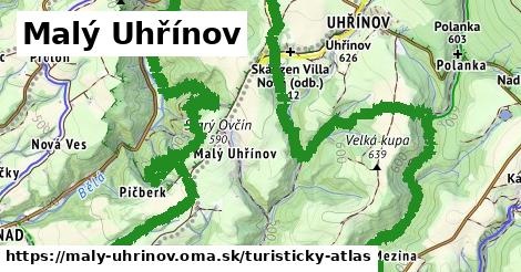 ikona Turistická mapa turisticky-atlas v maly-uhrinov