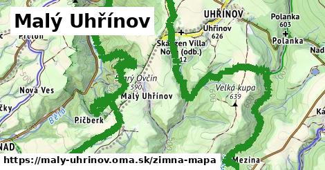 ikona Zimná mapa zimna-mapa v maly-uhrinov