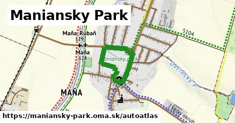 ikona Mapa autoatlas v maniansky-park