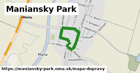 ikona Mapa dopravy mapa-dopravy v maniansky-park