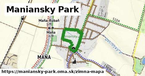 ikona Zimná mapa zimna-mapa v maniansky-park