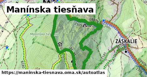 ikona Mapa autoatlas v maninska-tiesnava