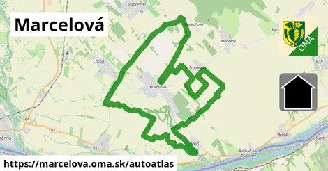 ikona Mapa autoatlas v marcelova