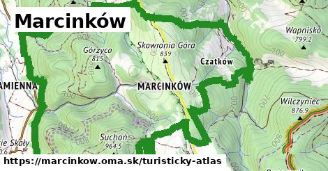 ikona Turistická mapa turisticky-atlas v marcinkow