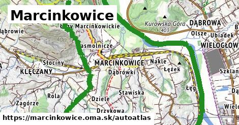 ikona Mapa autoatlas v marcinkowice