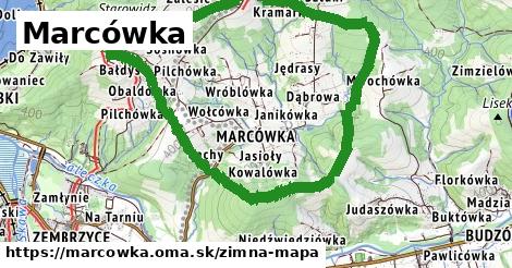 ikona Marcówka: 0 m trás zimna-mapa v marcowka