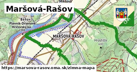 ikona Maršová-Rašov: 0 m trás zimna-mapa v marsova-rasov