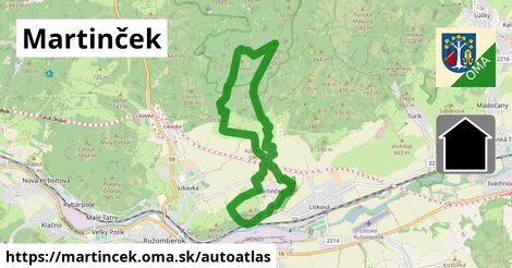 ikona Mapa autoatlas v martincek