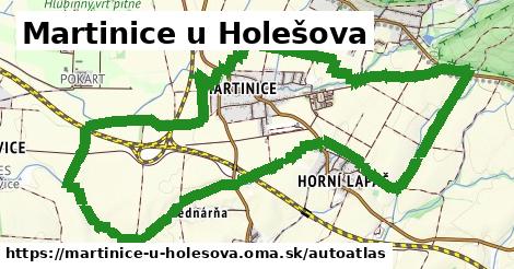 ikona Mapa autoatlas v martinice-u-holesova