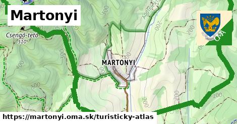 ikona Turistická mapa turisticky-atlas v martonyi