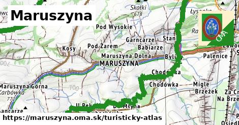 ikona Turistická mapa turisticky-atlas v maruszyna