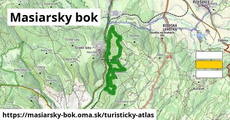 ikona Turistická mapa turisticky-atlas v masiarsky-bok