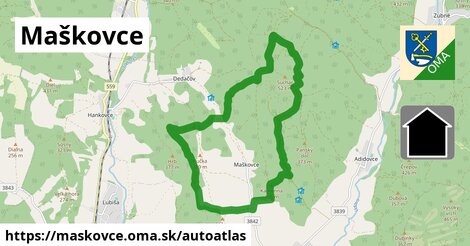 ikona Mapa autoatlas v maskovce