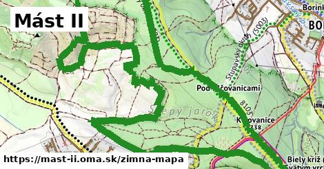 ikona Mást II: 0 m trás zimna-mapa v mast-ii