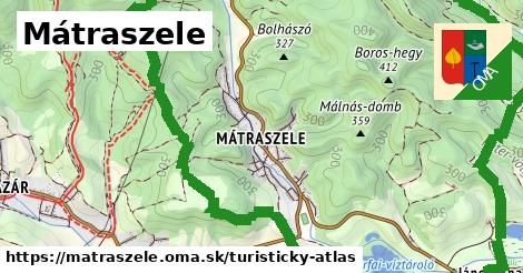 ikona Turistická mapa turisticky-atlas v matraszele