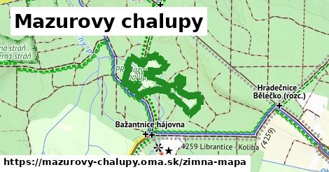 ikona Mazurovy chalupy: 0 m trás zimna-mapa v mazurovy-chalupy