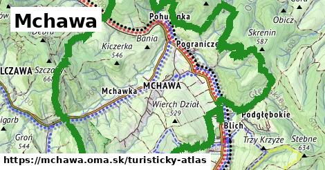 ikona Turistická mapa turisticky-atlas v mchawa