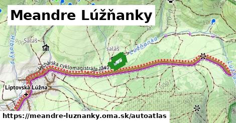 ulice v Meandre Lúžňanky