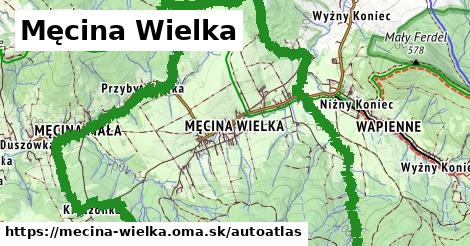 ikona Mapa autoatlas v mecina-wielka