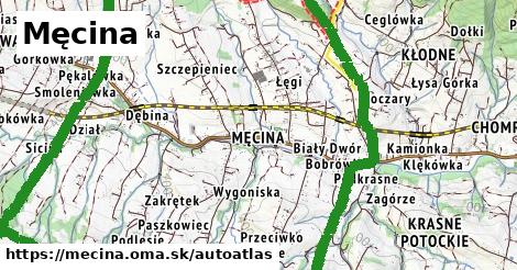 ikona Mapa autoatlas v mecina