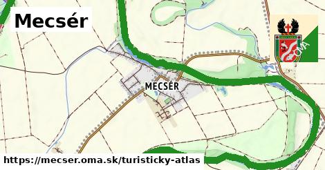 ikona Turistická mapa turisticky-atlas v mecser