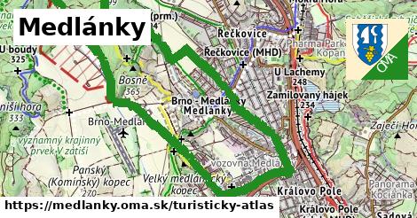 ikona Turistická mapa turisticky-atlas v medlanky