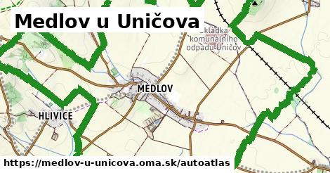 ikona Mapa autoatlas v medlov-u-unicova