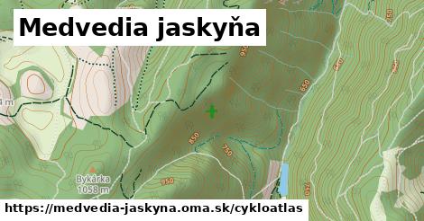 ikona Medvedia jaskyňa: 0 m trás cykloatlas v medvedia-jaskyna