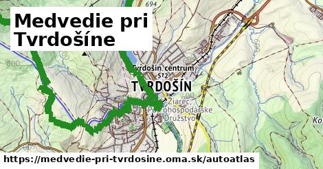 ikona Mapa autoatlas v medvedie-pri-tvrdosine