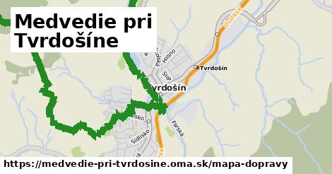 ikona Medvedie pri Tvrdošíne: 66 m trás mapa-dopravy v medvedie-pri-tvrdosine