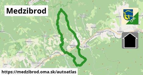 ikona Mapa autoatlas v medzibrod