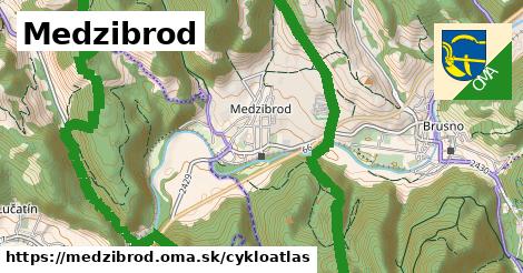 ikona Medzibrod: 16 km trás cykloatlas v medzibrod