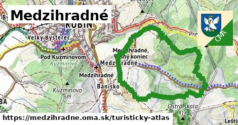 ikona Turistická mapa turisticky-atlas v medzihradne