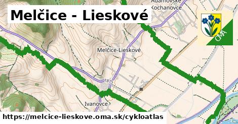 ikona Cyklo cykloatlas v melcice-lieskove