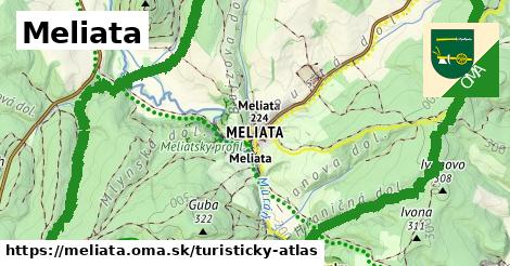 ikona Turistická mapa turisticky-atlas v meliata