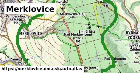 ikona Mapa autoatlas v merklovice