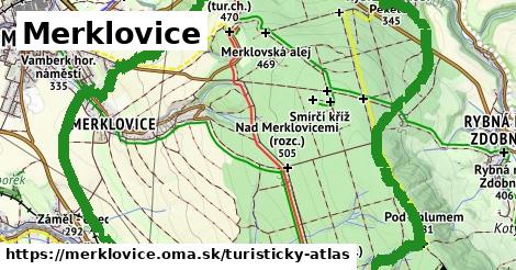 ikona Turistická mapa turisticky-atlas v merklovice